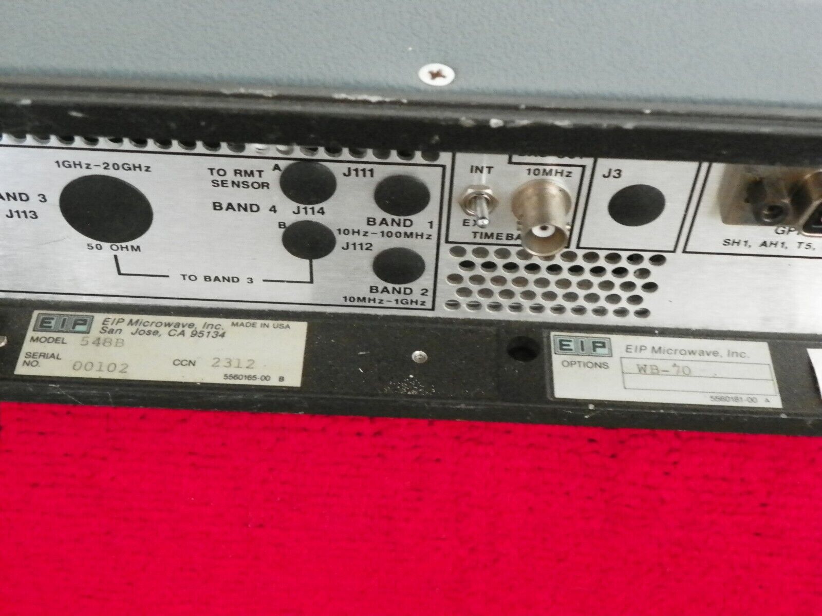 EIP 548B w/opt WB-70, microwave frequency counter 10hz-26.5Ghz EIP 548B w/opt WB-70, microwave frequency counter 10hz-26.5Ghz